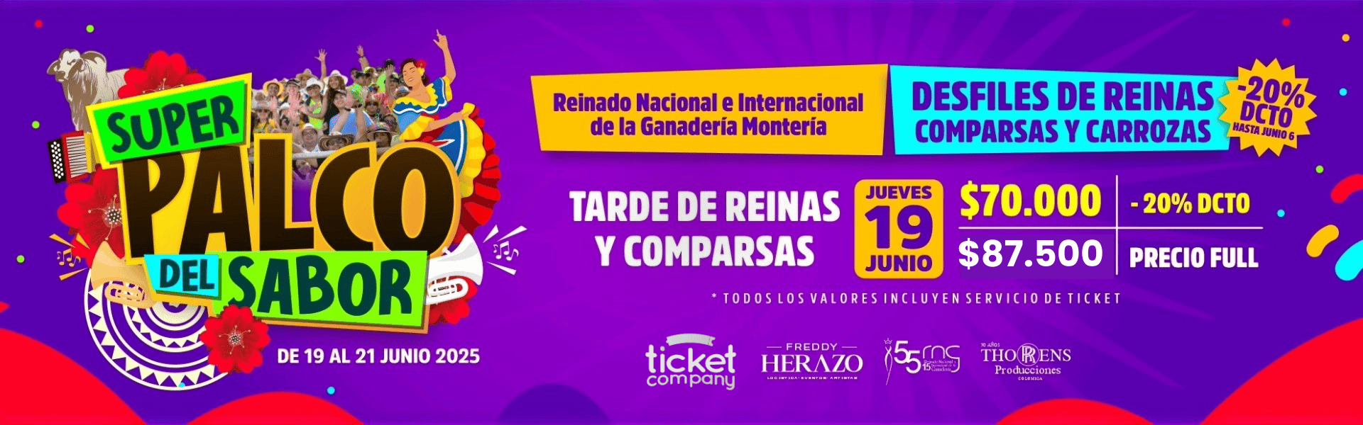 Localidades y precios