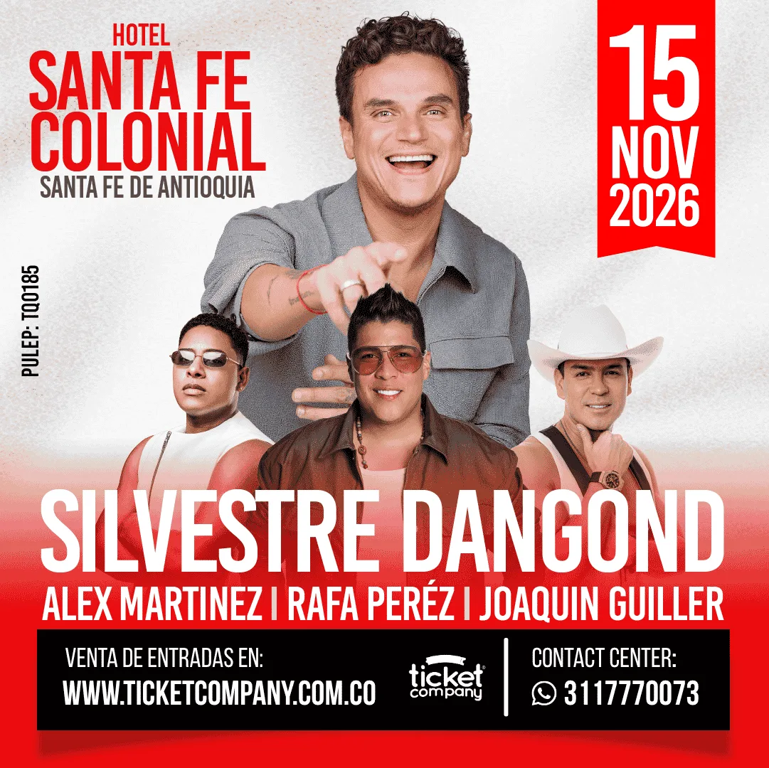 Cartel de SILVESTRE DANGOND - HOTEL SANTA FE COLONIAL
